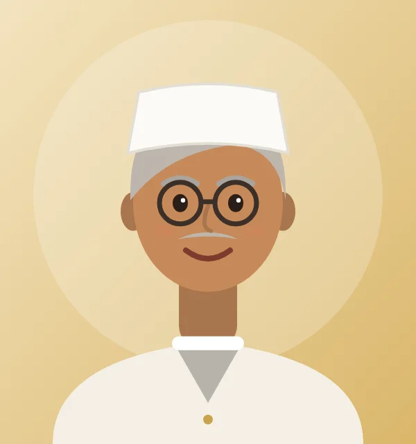 Portrait of Shri. Ramchandra Patil (sample), President