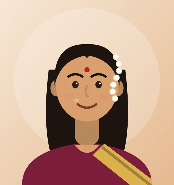 Portrait of Smt. Sushila Mhatre (sample), Vice President
