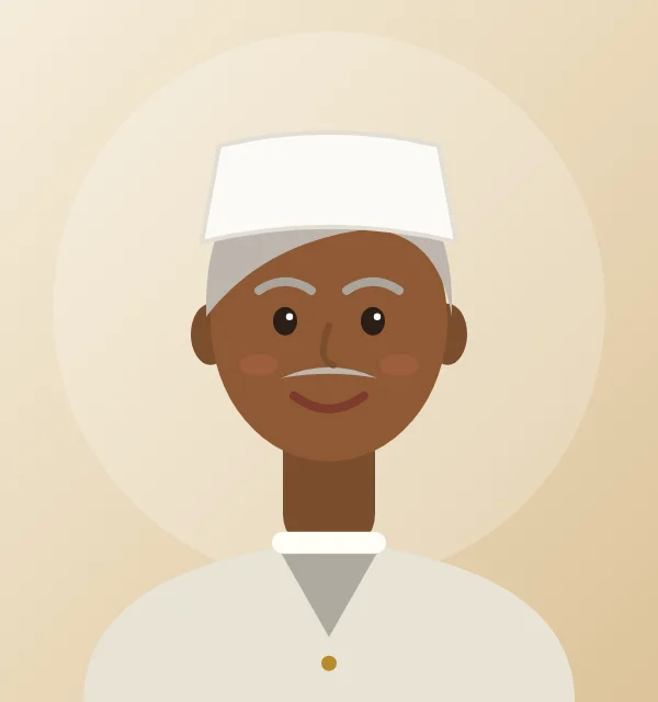 Portrait of Shri. Dattatray Thakur (sample), Senior Advisor