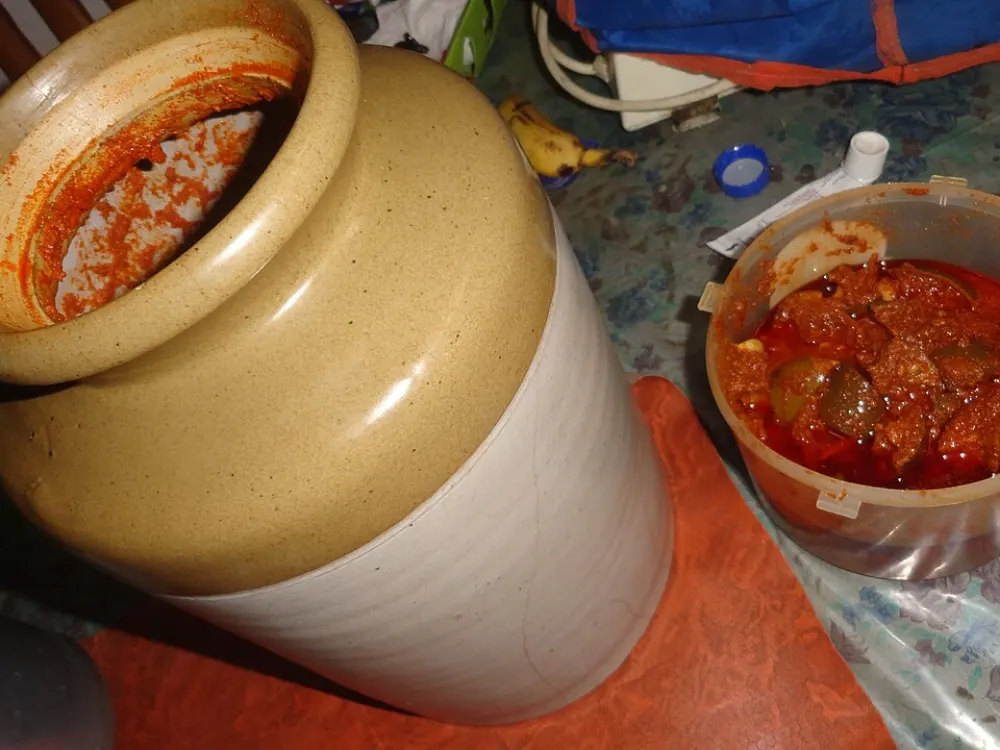 Homemade Mango Pickle