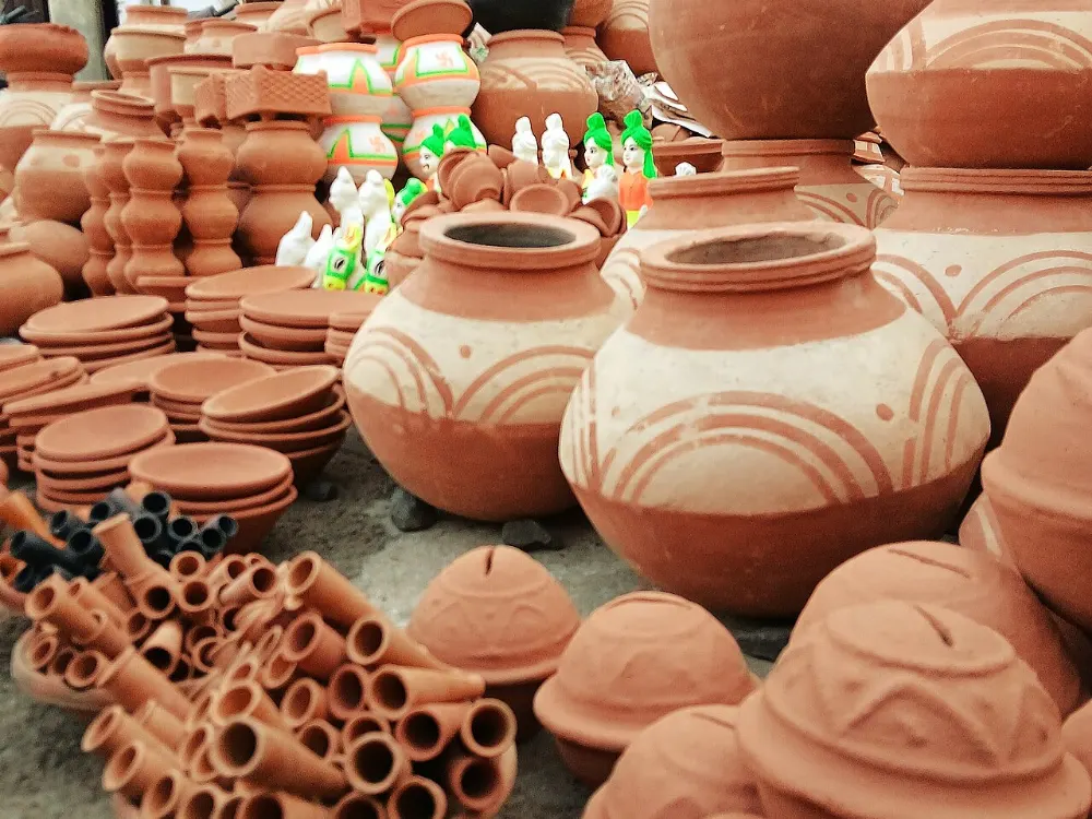 Handmade Clay Pots Set